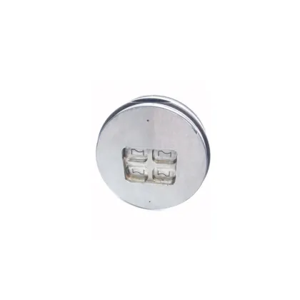 Custom perforated auxiliary plate aluminum extrusion die