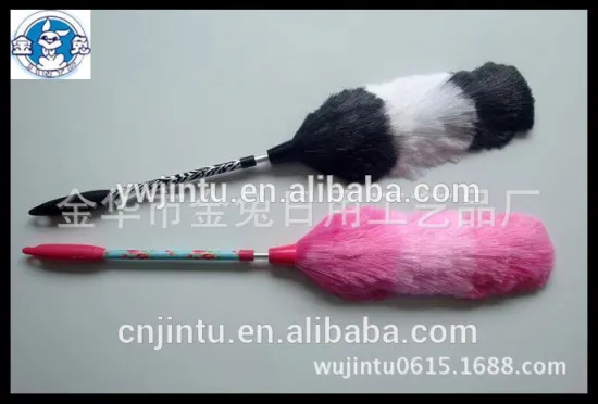 Promotional eco-friendly flexible handle cleaning plastic duster
