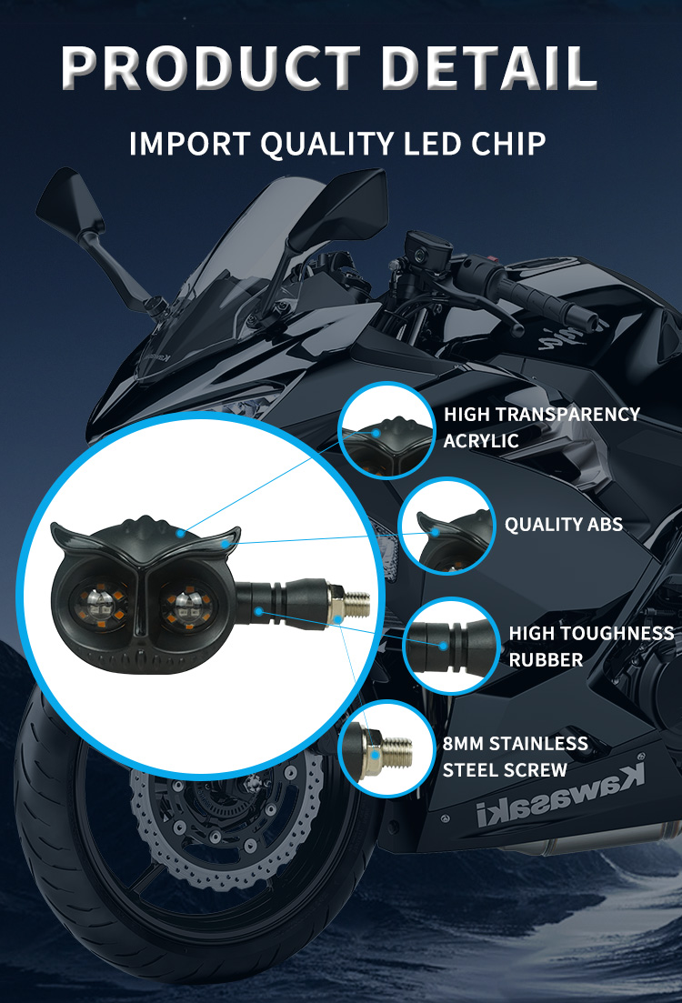 Motorcycle turn signals