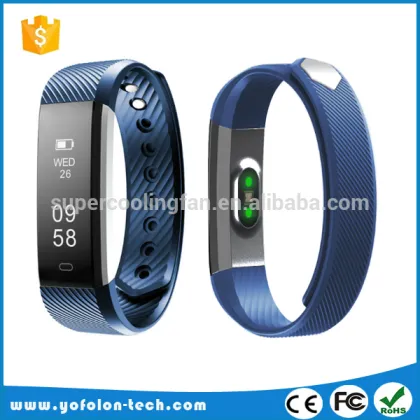 Smart bracelet 2017 new design heart rate monitor smart bracelet ID115