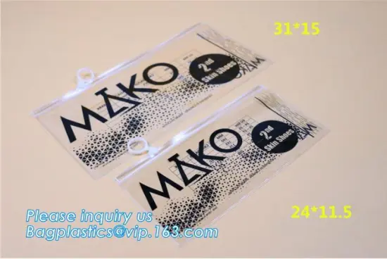 Ziplock Zipper Slider Bags Heavy Duty, MultiFunctional clear zipper slider pvc bikini packing swimming bag, frosted swimwear PVC