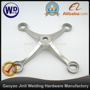 4 arm stainless steel glass spider curtain Wall fitting