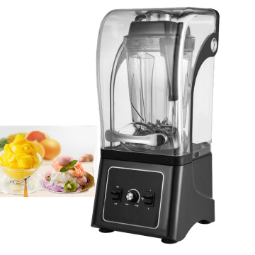 Commercial Heavy Duty Blender with Noise Reduction for Soy Milk and Juice Production