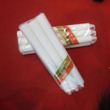 6pcs Pembungkusan Saiz Besar Putih Ungu Lilin