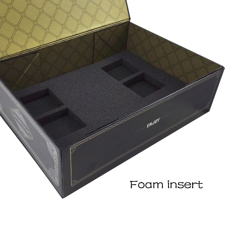 Folding Custom Sturdy Gift Box with Divider