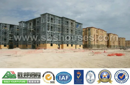 Prefab Steel Structure Apartment and Flat with Low Cost