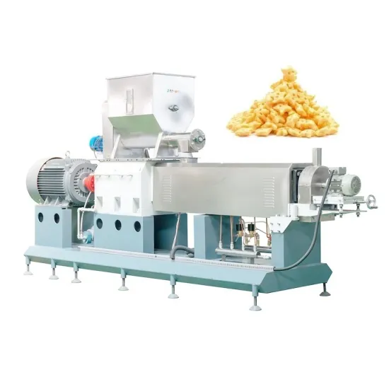 Commercial Production Lines for Extruded Corn Puffs & Rice Snacks: Machinery for Sale