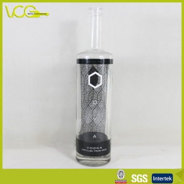 750ml Screen Printed Glass Bottle