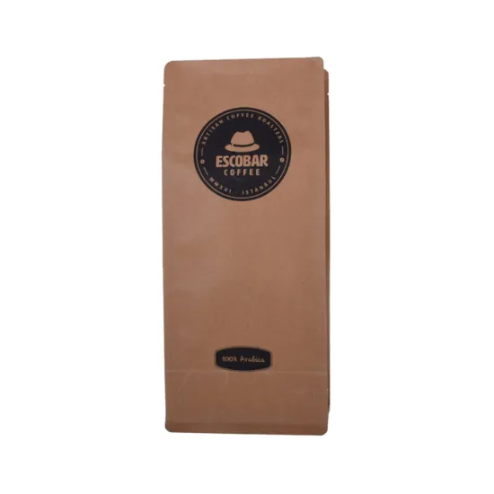 Zipper Top Flat Bottom 100% Arabica Coffee Bags