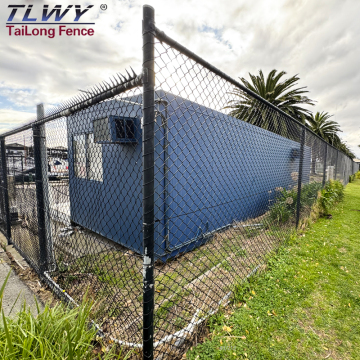 Factory Wholesale Galvanized Chain Link Fence with Single Cantilever Slide Gate