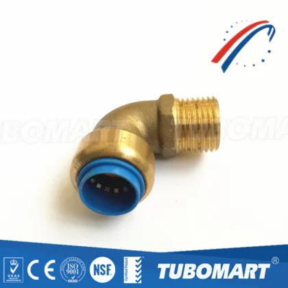 lead free brass sharkbite elbow push fit fittings for pex pipe