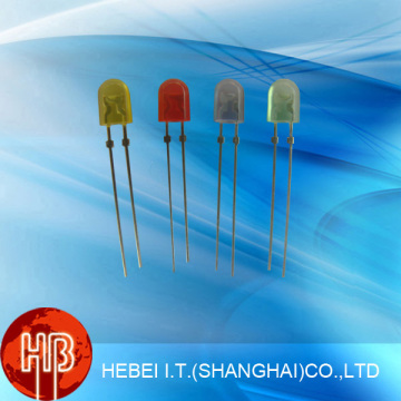 5.2X3.8mm Oval Superbright Yellow Amber LED Lights