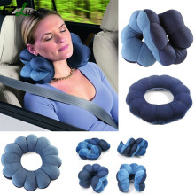 Blue Comfort Total Pillow Travel Pillow For Twist Head Cushion Portable Outdoor Neck Back Support Pillow Travel N7X7