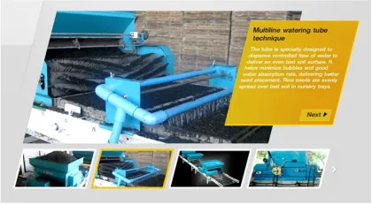 Automatic Rice Seed Nursery Sowing Machine Line