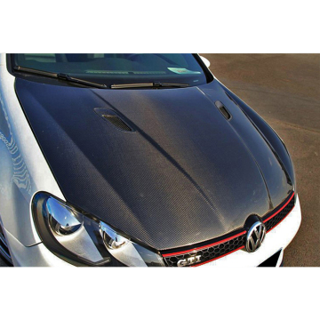 Carbonado ZR Carbon Fiber Hood for VW Golf 6 R20 GTI