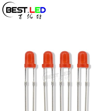 3mm Through-hole LED Red Diffused LED High Quality