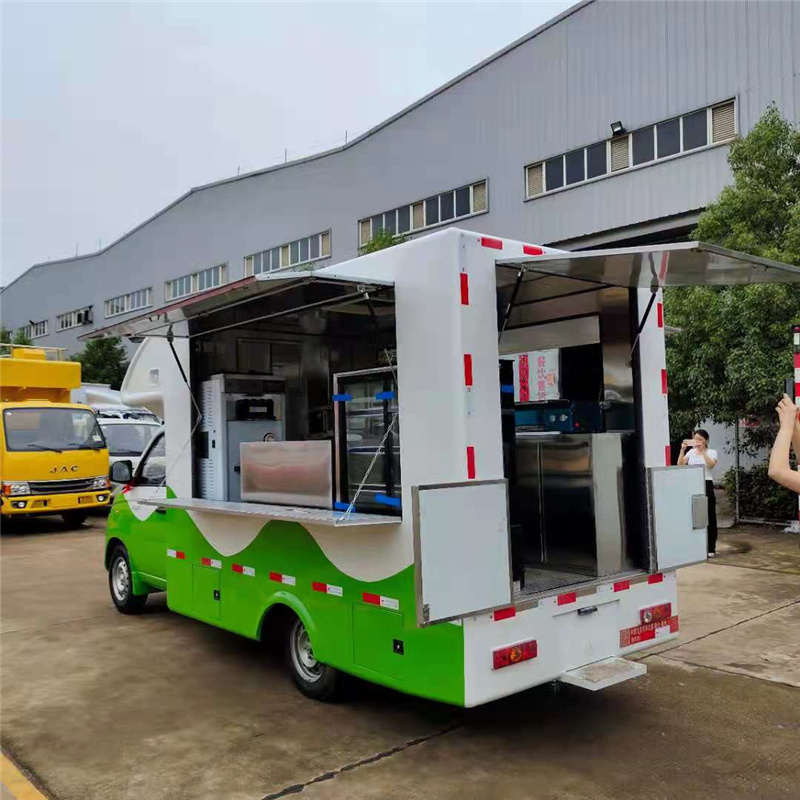 Street barbecue truck;