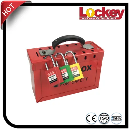Protable Steel Lockout Kit and Group Lockout Box