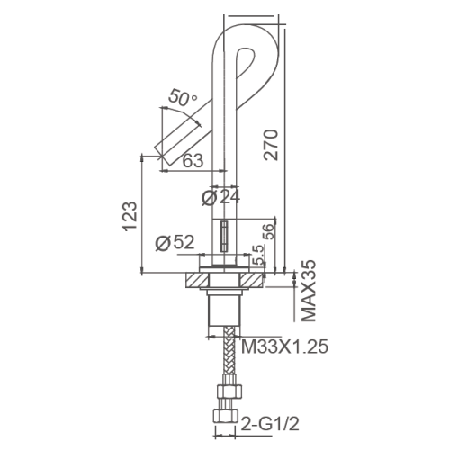 Thermostatic Shower exposed installation bathroom mixer thermostatic shower Supplier