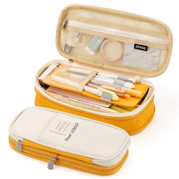 Large Capacity Pencil Pouch: Stationery Pen Bag for Office and School