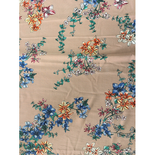 Lines Design Rayon Poplin 45S Light Printing Fabric