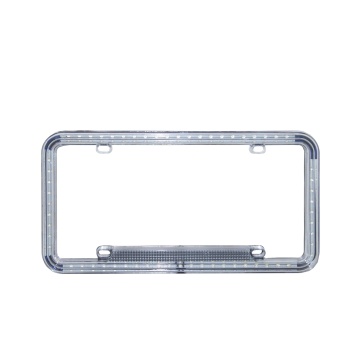 Adjustable Custom LED License Plate Frame - Stainless Steel Alloy Car Accessory