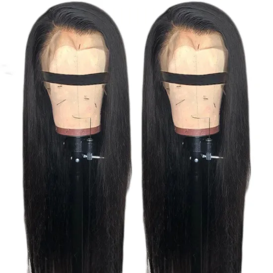 130% 150% 180% Wholesale 4x4 Lace Closure Wig Vendors,100% Cuticle Aligned Wig 4x4 Closure Natural Straight Human Hair Wigs