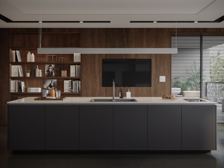 Custom High-end Open Kitchen Island Table