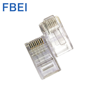 Conectores de crimpado de cable Ethernet de extremos RJ45 Cat6