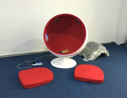 Music ball chair fiberglass ball chair