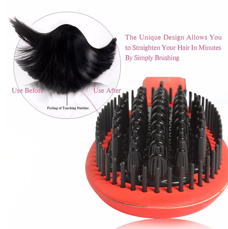 Hair Straightener Nano Brush