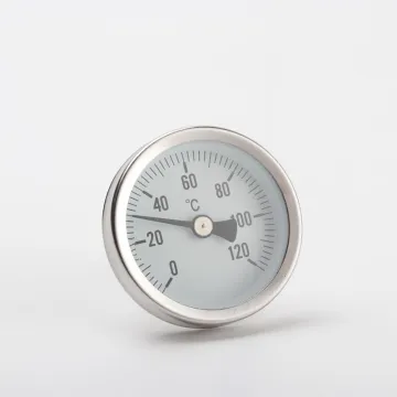 50mm Dial Bimetal Industrial Hot Water Heater Tank Thermometer