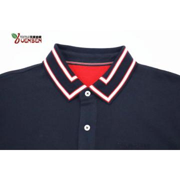 Men's Solid PK With Jacquard Collar