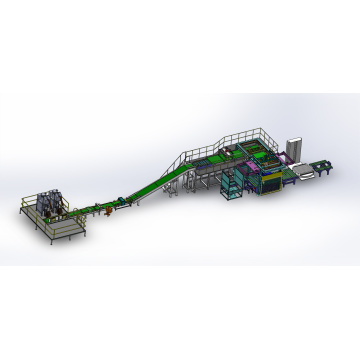 Интеллектуальная полностьюаутоматическая упаковка и раствор для паллетизации