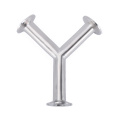 Sus304 TRI-CLAMP Y TIP TEE 1.5inch montare