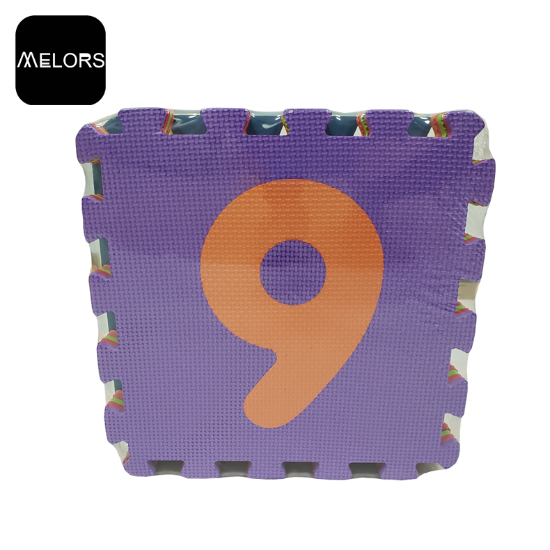 Melors Interlocking EVA Children Play Number Puzzle Mat