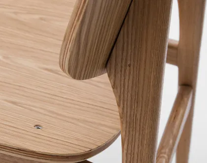 Solid wood replica Soborg chair for cafe shop