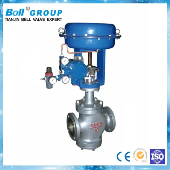 Pneumatic 3 way mixing valve dn100