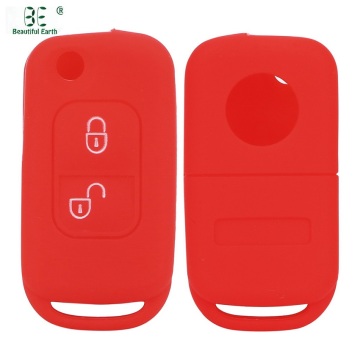 Fold Silicone Car Key Protective Cover For Benz