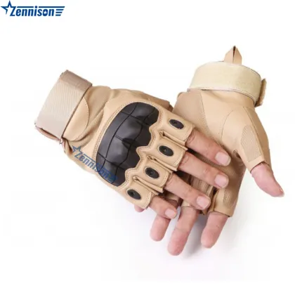 Men's Knuckle Protective Training Gloves - Fingerless Tactical Gloves