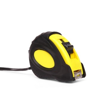 Yellow Color Abs Case Rubber Coated Measuring Tape