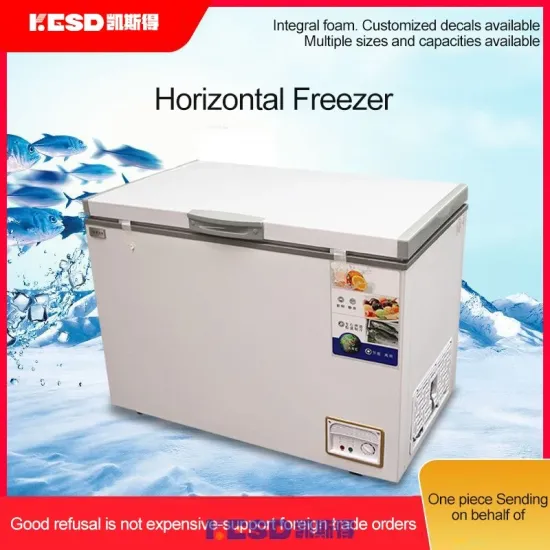 Ultra Low Temperature Deep Freezer Commercial Fast Freezing Chest Freezer with Solid Top
