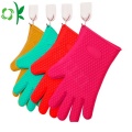 Gants de cuisine en silicone avec gants de récurage