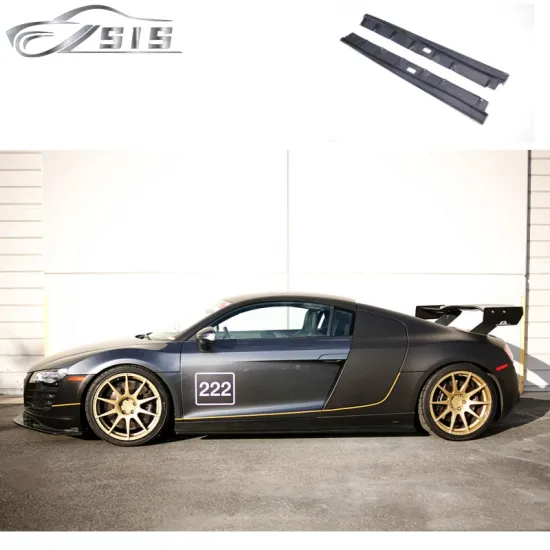 Carbon Fiber Side Skirts Fit for Audi R8 V8 V10 Spider A Style