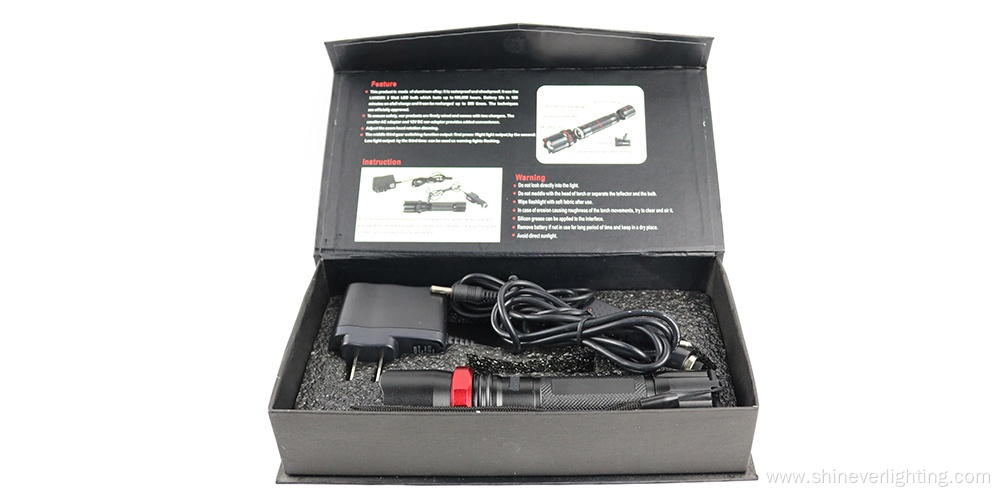 LED Waterproof 3W Long Distance Tactical Flashlight