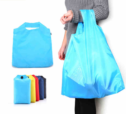 Resuable Handle Nylon Grocery Shopping Bag