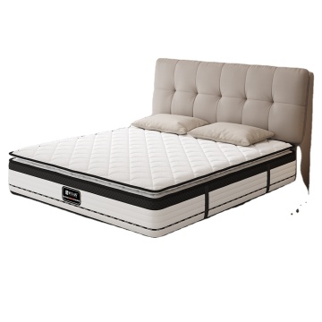 Popular Online Cheap Hotel Mattress with Pillow Top: Comfortable Premium Foam Spring Bedroom Furniture