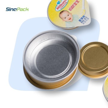 Gold Color Small Round Aluminium Foil Cups for Jam & Honey
