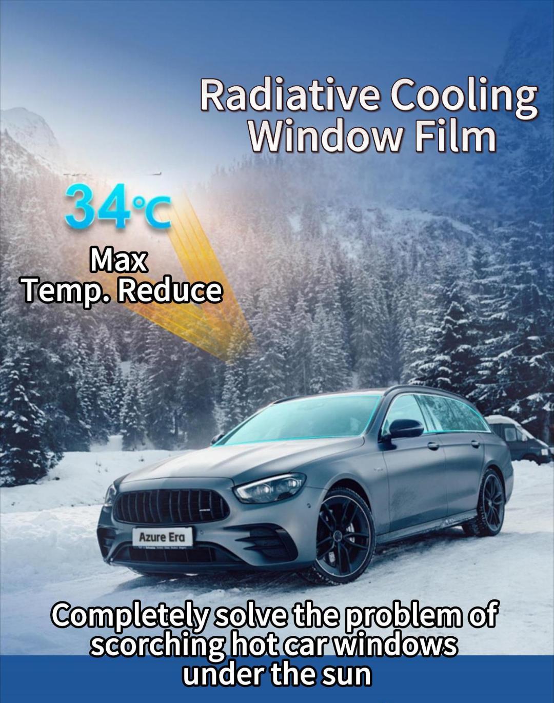 Cooling film for car windows2