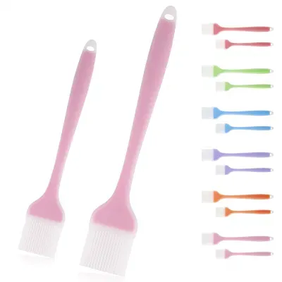 Full Function Safe Baking BBQ Grilling Heat Resistant Dishwasher Blue Basting Brushes